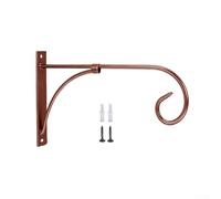 Supports de panier suspendus pour poteaux en béton, crochet mural de jardin en acier au carbone pour suspension de plantes d'extérieur, support sécurisé pour pot de fleurs en cuivre bronze noir