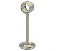 Supports de plafond en acier inoxydable pour tringles à rideaux de 2,5 cm - Convient pour les parois de douche et les cloisons de séparation intérieures (15 cm, 25 mm x 4)