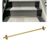 Supports de tapis décoratifs pour tringles d'escalier avec support, 9 options de taille (24"-40") doré pour maisons, villa, hôtel, pub, galerie, bibliothèque, escaliers, tapis(40inch/102cm)