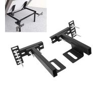 Supports de Tête de Lit Réglables, Kit Durable avec Extension de Pied de Lit pour Cadre de en Métal, Installation Complète avec 2 Planches Principales et Accessoires