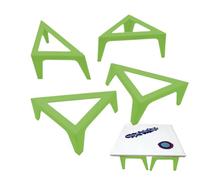 Supports de toile - Support pour peinture artistique de 10 cm | Support de tableau de peinture de 10 cm - Élévateurs triangulaires en ABS avec pieds réglables pour surélever les panneaux en toute