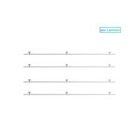 Supports de toitures en pente 4 paires pour 4 panneaux