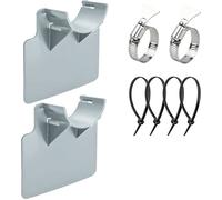 Supports de Tuyau de Piscine, pour tuyaux de 30mm à 38mm,Compatible avec Les piscines Intex et Bestway(Gris)