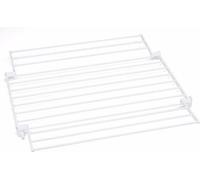 Supports doubles pour séchoirs en polypropylène blanc et aluminium soudé.