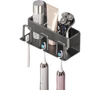 Supports électriques pour brosses à dents, supports muraux, sans perçage, supports de rechange pour brosses à dents, kit pour la salle de bains.