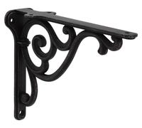 Supports étagères en zamac Diamètre 200mm x 140 Fer noir vintage Lot de 6