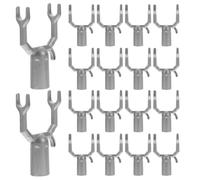 Supports Métalliques pour Branches D'arbre Fruitier, 15 Pièces, Alliage | Surface Mate Argentée, Usage Extérieur Solide, pour Palissage en Verger et Soutien des Rameaux