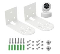 Supports Muraux pour Eufy Security Indoor Cam E220 & Blink Mini Pan Tilt,Support Enceinte Murale,Support Camera,Support Camera Exterieur,Accessoires de Surveillance en Métal Robuste,2 Pièces