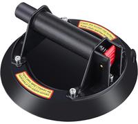Supports pour carreaux, 20 cm, capacité de charge maximale de 300 kg, pour verre, marbre, portes et meubles (noir)