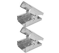 Supports pour chevalet de sciage, paquet de 2 en métal |pour le bricolage du bois