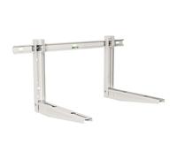 Supports pour climatiseur pour l'extérieur, avec niveau à bulle | Support pour climatiseur externe jusqu'à 24 000 BTU, avec kit de vis, chevilles et pieds, unité extérieure réglable