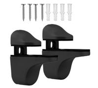 Supports pour étagères en de zinc réglable pour étagère suspendue, support à clip pour charges , supports d'étagère en de zinc pour cuisine, armoire, salle de bain, douche