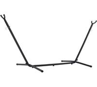 Supports pour hamacs en acier idéal pour le jardin terrasse noir robuste jusqu'à 200 kg