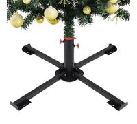 Supports pour sapin de Noël, base de support pour sapin de Noël, base d'arbre artificiel pliable | Support de rechange pour sapin de Noël, pied d'arbre en métal pour entreprise à la maison