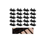 Supports pour Sommier à Lattes - Lot de 50 - Plastique Haute Densité - Noir - Durable