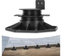 Supports pour terrasses, de 30 à 60 mm - Réglables en hauteur - Adaptés pour les matériaux composites bois-plastique (WPC), la pierre et les grilles - Incluent des supports pour lames de terrasse - Po