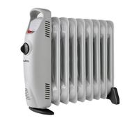 Supra Radiateur bain d'huile Olia 1000 – 1000 W, 6 éléments, thermostat mécanique, gris