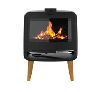 Supra poêle à bois fonte 10kw noir