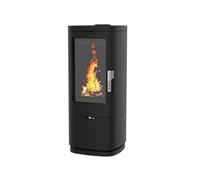 Supra poêle à bois fonte 11.5kw maonie noir