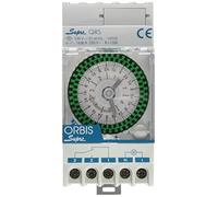Supra QRS 230 V.INTERRUPTOR HORARIO ANALOGICO 2,5 Mod.SEMANAL C/RESERVA >150 H MANIOBRA 2 H 16(4) A