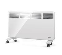 SUPRA QUICKFIX 2000 - Convecteur Fixe ou Mobile | 2000W | Chauffage Rapide & Programmable | Écran Numérique | Mode ECO | IP24 | Sécurité Anti-Surchauffe | Roulettes