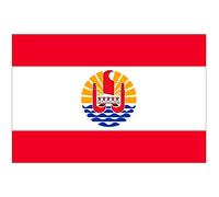 Supstick Autocollant Stickers Drapeau de Pays Nation polynesie française Format 15x10cm