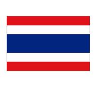 Supstick Autocollant Stickers Drapeau de Pays Nation thailande Format 15x10cm