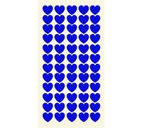 Supstick Stickers Coeur 21mm, 60 Autocollants gommettes Adhésifs en Colorés Anniversaires, Saint-Valentin, Mariage, Album Scrapbooking, DIY photo, Livres, Agenda, Loisir Créatif, fêtes (Bleu)