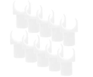 SUPVOX 10 Pièces Bloc de Guidage Abs Blanc pour Fauteuil Roulant, Support Stable et Confortable, Accessoire pour Rails de Siège de Fauteuil Roulant