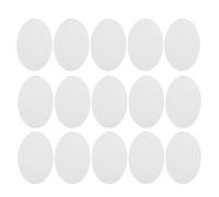 SUPVOX 15 Pièces Miroir Ovale en Verre pour Bricolage Décoratif, 5,5 CM | Pièce Légère et Portable, Surface Haute Clarté, Usage Créatif pour Mosaïque et Décoration