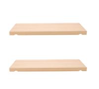 SUPVOX 2 Pièces Étagère à Trous en Bois 11, 7x4, 5 Pouces pour Panneau | Tablette à Rainures, Finition Lisse et Bords sans Éclats, Bureau ou Dortoir, Rangement Modulaire