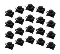 SUPVOX 200 Pièces Capuchon de Protection pour Vis de Toiture Étanche Noir | Plastique, Dôme Circulaire, Pose Simple et Maintien Sûr, pour Tôle Métallique et Toit de Carport