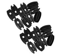 SUPVOX 24 Pièces Isolateurs Protection de en Plastique Clôture de Sécurité Durabilité et Compatible 14 Mm pour Système Agricole Fils