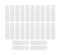 SUPVOX 25 Pièces Patch de Réparation Moustiquaire, Moustiquaire Adhésive en Pvc, Auto-adhésif, Découpe, Maille de Réparation, Gris, 5x5, pour Fenêtre et Porte