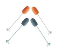 SUPVOX 4 Pièces Goupillon Nettoyeur De Bouteille Électrique Brosse De Nettoyage De Bouteille Brosse De Nettoyage De Paille Séchoir à Bouteilles Kit De Lavage De Bouteilles Portable Éponge