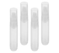 SUPVOX 4 Pièces Marqueur Rechargeable Vide 10mm, Tube Plastique | Diamètre Interne Standard, Clip Arrière, Installation Facile, Usage Chantier, Identification des Conduites