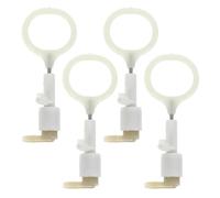 SUPVOX 4 Pièces Pompe à Huile en Plastique pour Tronçonneuse Électrique Portative, Lubrification, Compatibilité Large, pour L'entretien Extérieur et L'élagage D'arbres
