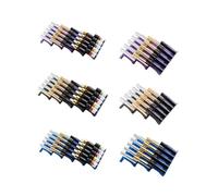 SUPVOX 5 Pièces Étagère Empilable en Plastique à 5 Emplacements | Bleu, Pliable pour Bureau et Tiroir, Rangement Organisé pour Bouteilles D’huile Essentielles