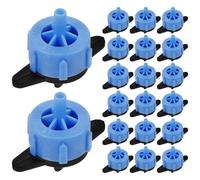 SUPVOX 50 Pièces Émetteurs de Goutte Réglables pour Irrigation en PP Bleu Portable et Réutilisable pour Fleurs et Plantes sur Pelouse ou Balcon