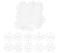 SUPVOX 50 Pièces Toile D'araignée en Plastique Mini Lumineuse Blanche
