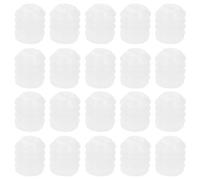 SUPVOX 500 Pièces Connecteurs D'armoire, Inserts de Chevilles pour Meubles en Plastique Blanc, Design de Liaison Invisible, pour Meubles et Armoires