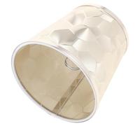 SUPVOX Abat-jour en Tissu Étoilé Doré, Abat-jour Décoratif en Tissu, Structure Simple et Légère, Pièce de Remplacement pour Plafonnier, Style Moderne et Simple