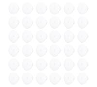 SUPVOX Accessoires de pince auriculaire 300pcs coussinets en caoutchouc blanc pour clips d’oreilles DIY création de bijoux protection confortable et antidérapante
