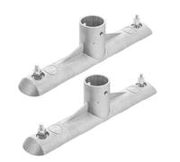 SUPVOX Accessoires pour porte-tête de balai 2pcs clips de fixation en aluminium pour installation aisée tête serpillière frange dans tâches ménagères