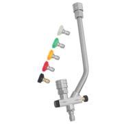SUPVOX Adaptateur 1/4 Pouce à Connexion Rapide pour Nettoyeur Haute Pression, Lance Multifonction en Fer et Plastique, Haute Performance pour Lavage Extérieur de Voiture