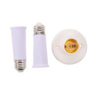 SUPVOX Adaptateur de Base pour Ventilateur de Plafond Support E26/e27 en Métal et Plastique, Compatible Fête, Installation Rapide et Alignement Précis pour Espaces à Plafond Haut