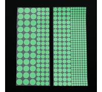 SUPVOX Autocollants Lumineux À Pois 407 Pièces Stickers Muraux Amovibles Phosphorescents Décoration Murale Pour Chambre Bébé Salon Chambre Lueur Dans L'Obscurité