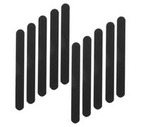 SUPVOX Bâtonnets de Ponçage Double Face Outil Artisanal en Éponge Abrasive Noire 12pcs Robustes pour Maquettes en Bois pour Création de Modèles Délicats