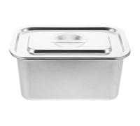 SUPVOX Boite Compost Bac à Compost la Cuisine en Acier Inoxydable de Comptoir Pratique avec Couvercle Aimanté pour Déchets Alimentaires en Intérieur