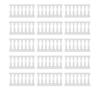 SUPVOX Bordure de Jardin Décorative en Résine Blanche 24pcs Panneaux de Clôture Miniatures Style Colonnes Romaines, Légère et Détaillée, pour Projets DIY et Décor Miniature